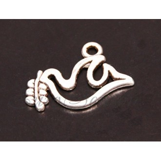 Подвеска мет.№296 14х20мм цв.Silver (цена за 1шт)